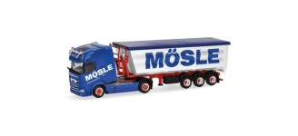 Herpa 320153 - H0 - DAF Stahlmulden-Sattelzug XG+ Mösle